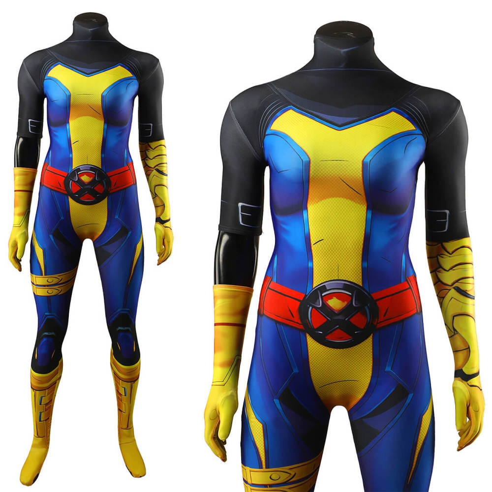 Rivas Magik Retro X-Uniform Bodysuit Cosplay Costume
