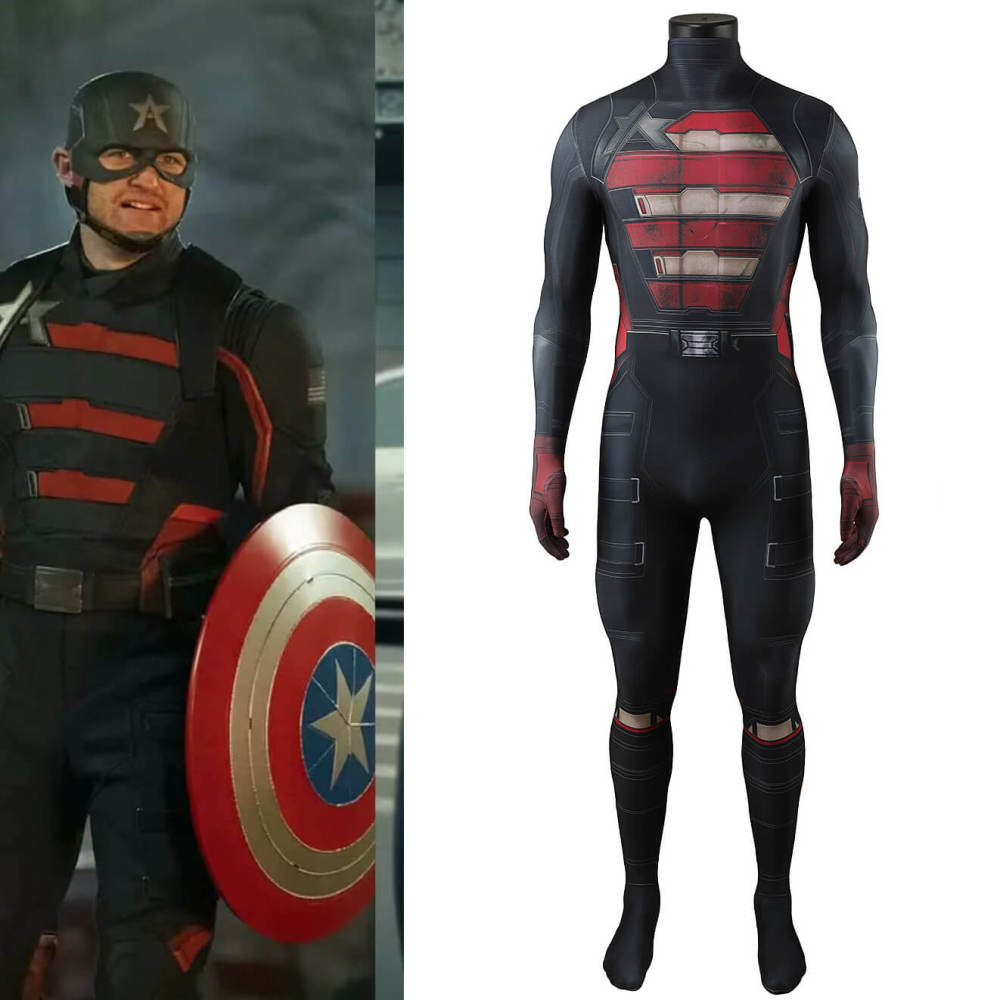 Thunderbolts U.S. Agent Jumpsuit Cosplay Costume John Walker