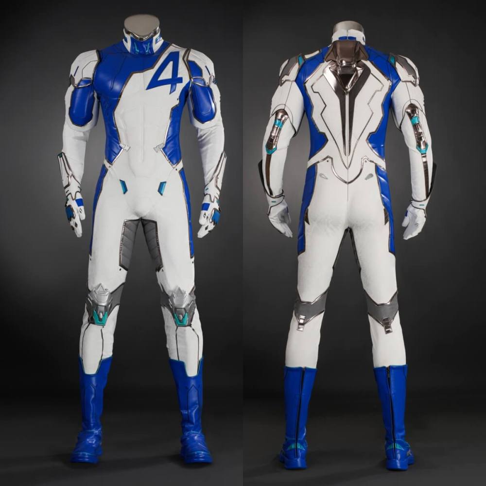 Rivals Mr. Fantastic Reed Richards Cosplay Costume Top Level