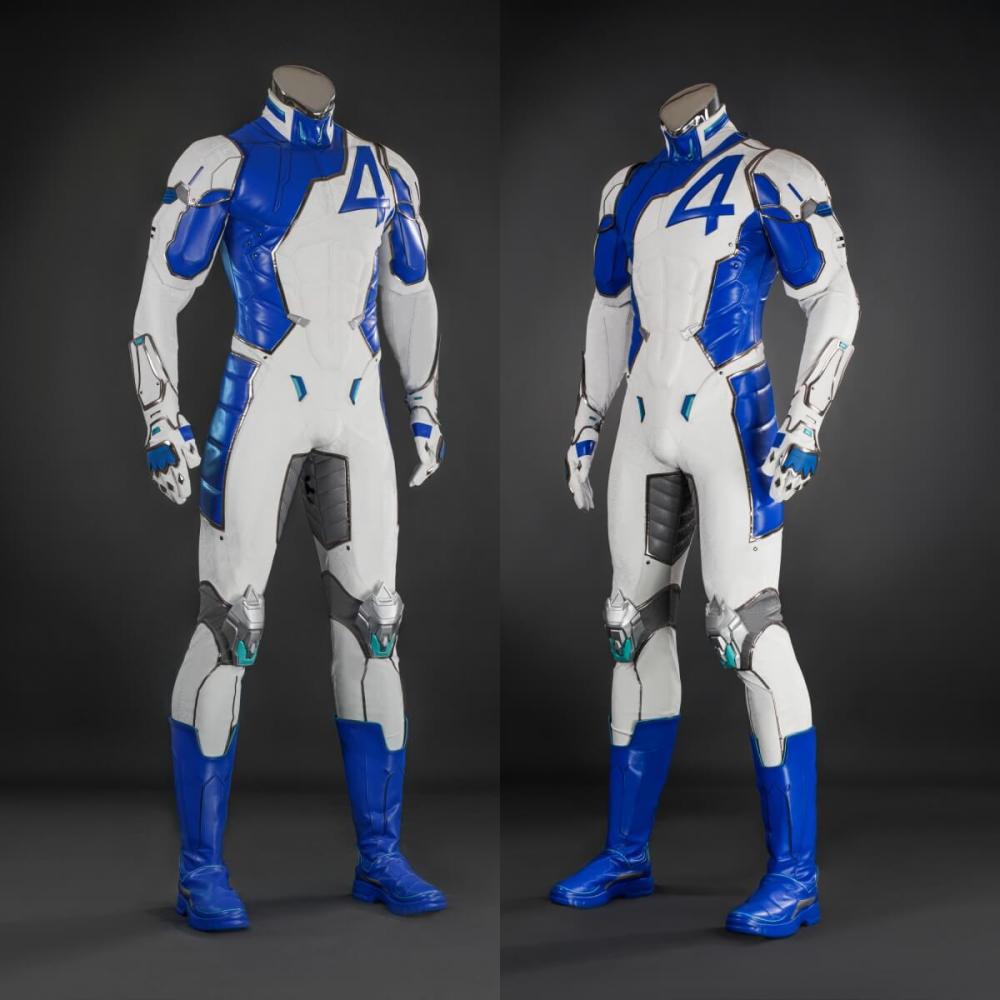 Rivals Mr. Fantastic Reed Richards Cosplay Costume Top Level