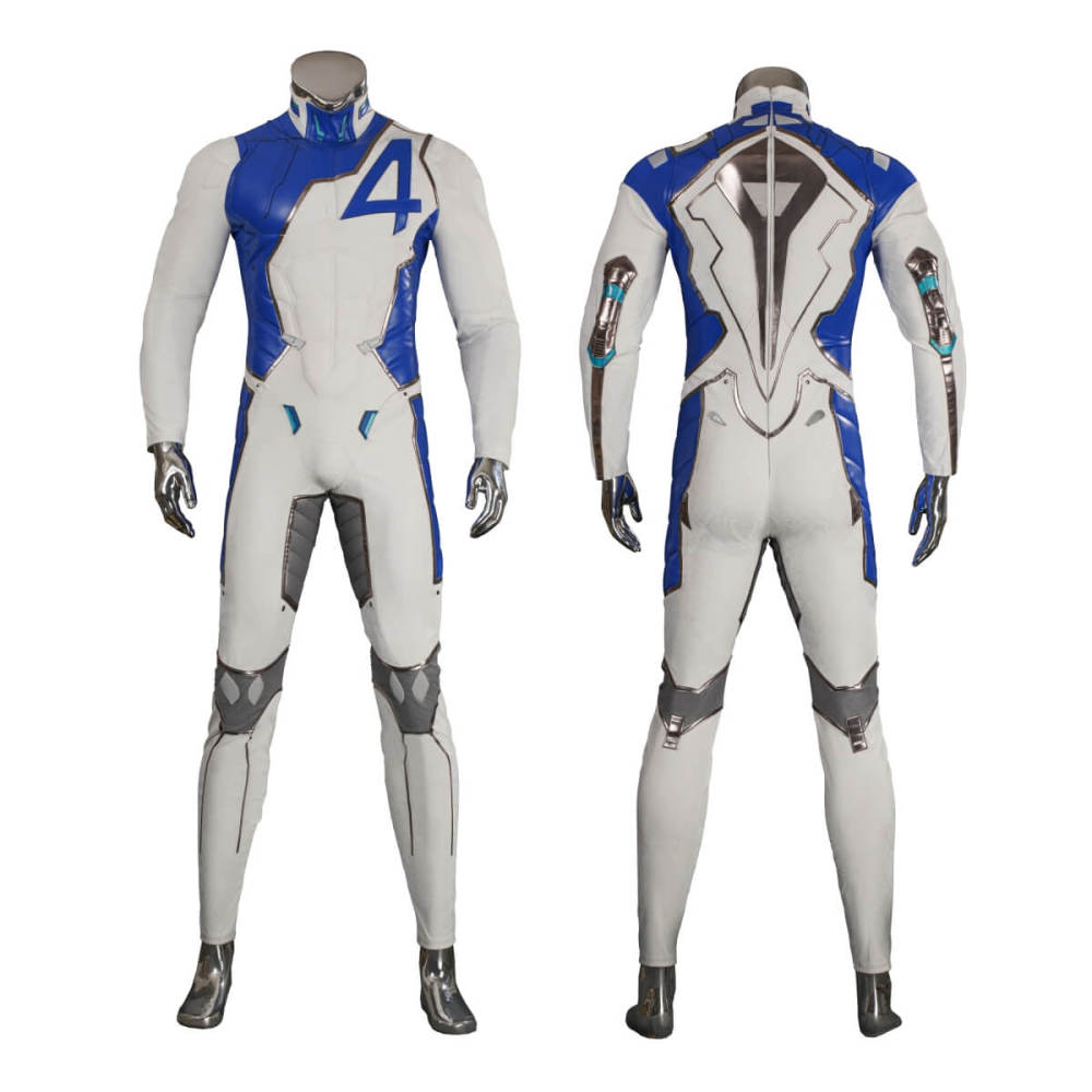 Rivals Mr. Fantastic Reed Richards Cosplay Costume Top Level