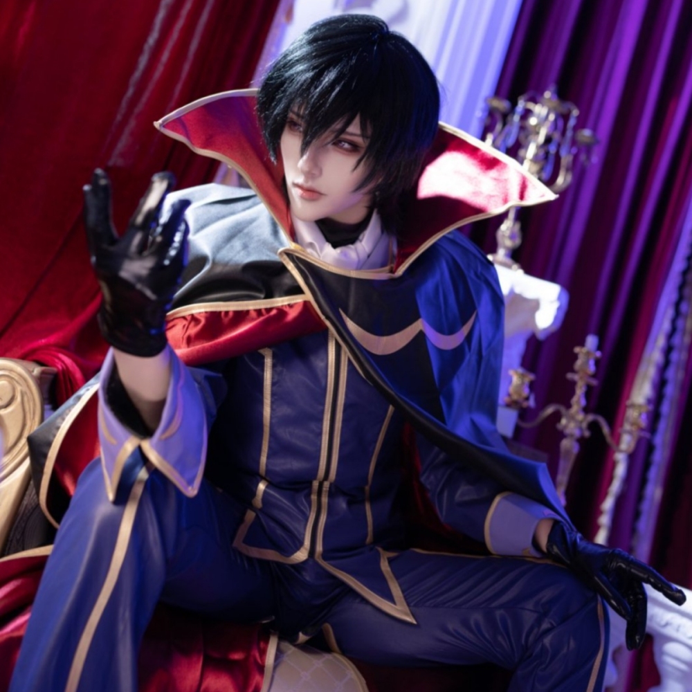 Code Geass Zero Cosplay Costume Lelouch Lamperouge