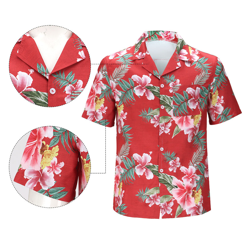Like a Dragon: Infinite Wealth Ichiban Kasuga Hawaiian T-Shirt Yakuza Cosplay Costume Hallowcos