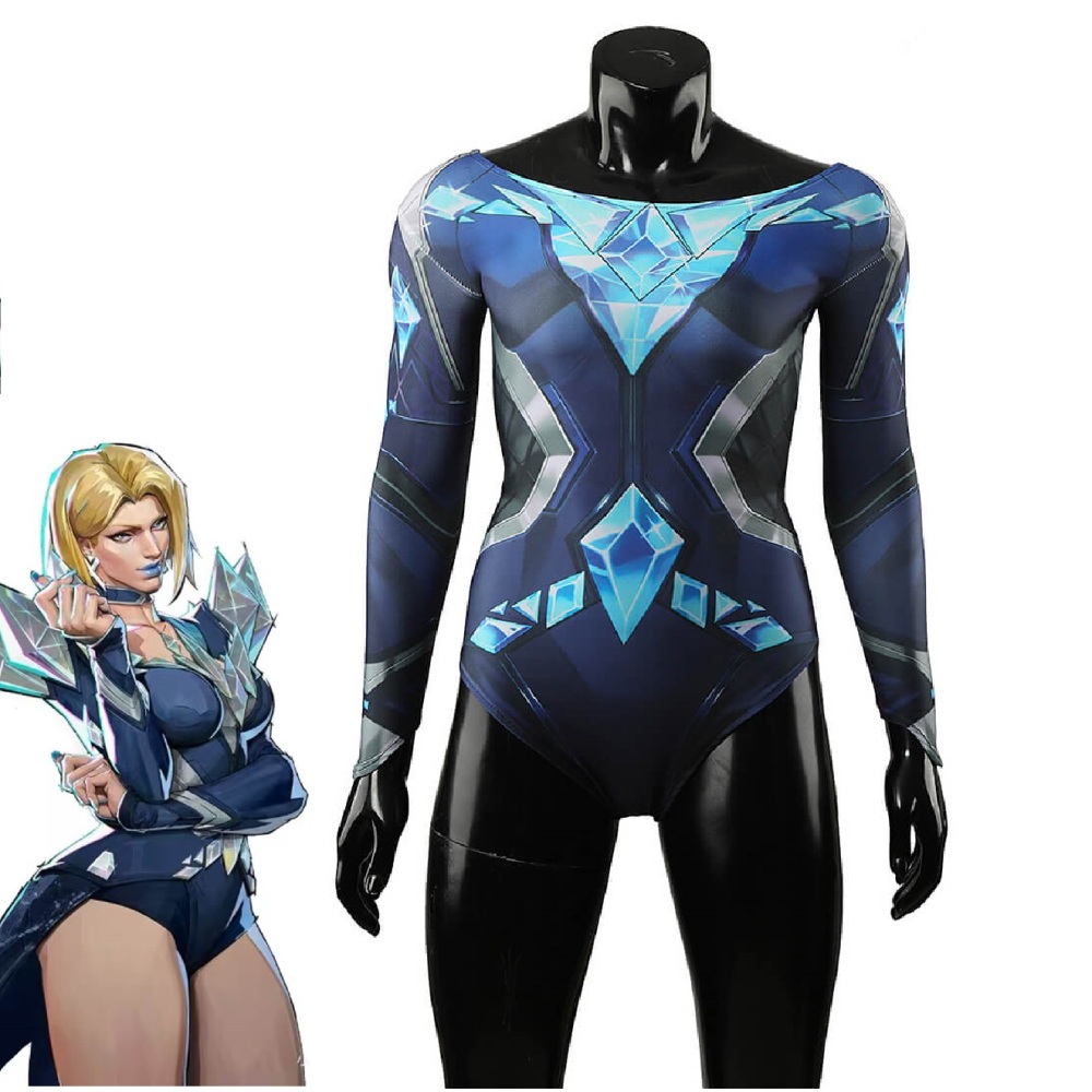 Emma Frost Blue Sapphire Swimwear Women's Summer Swimsuit Marvel Rivals Season 2