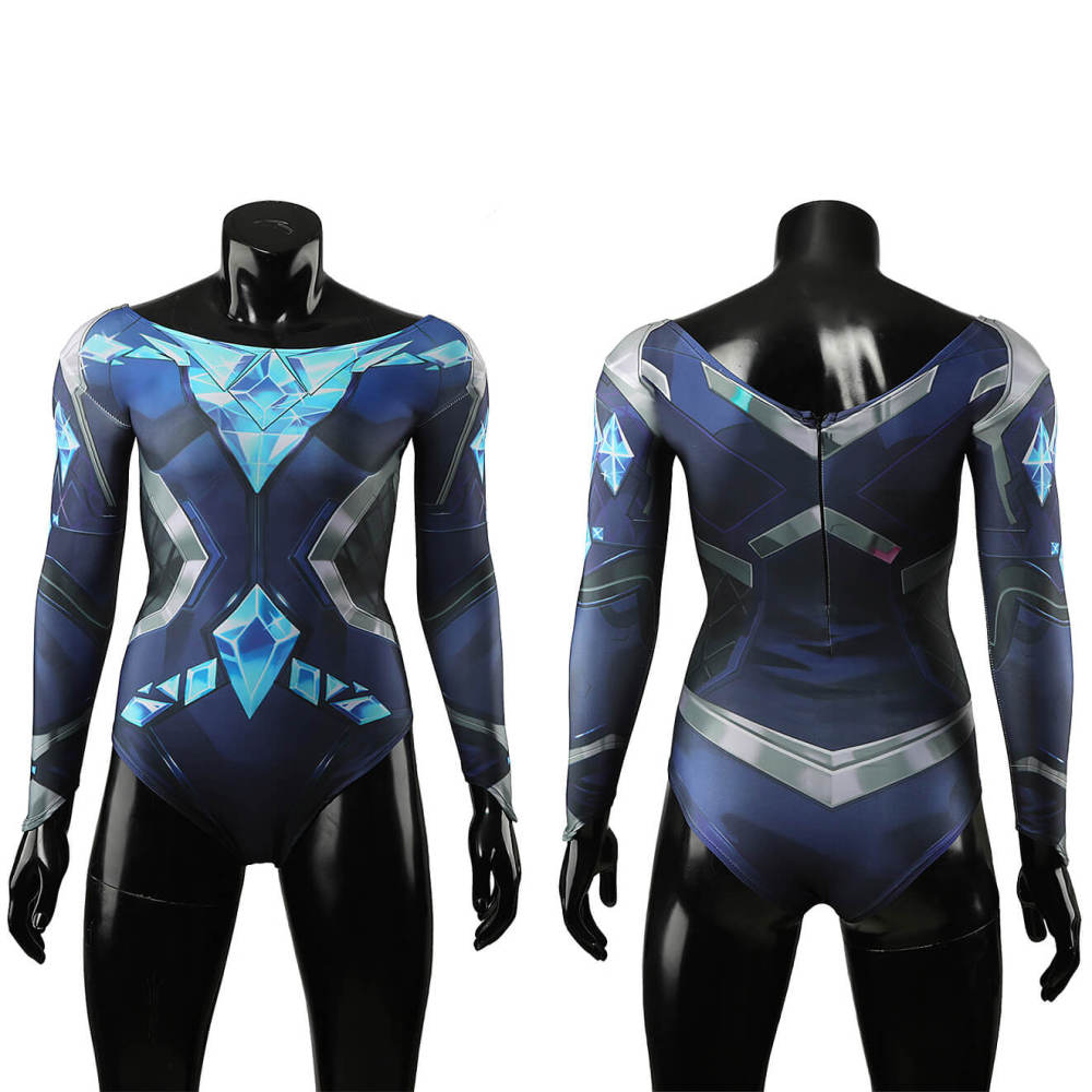 Emma Frost Blue Sapphire Swimwear Women's Summer Swimsuit Marvel Rivals Season 2