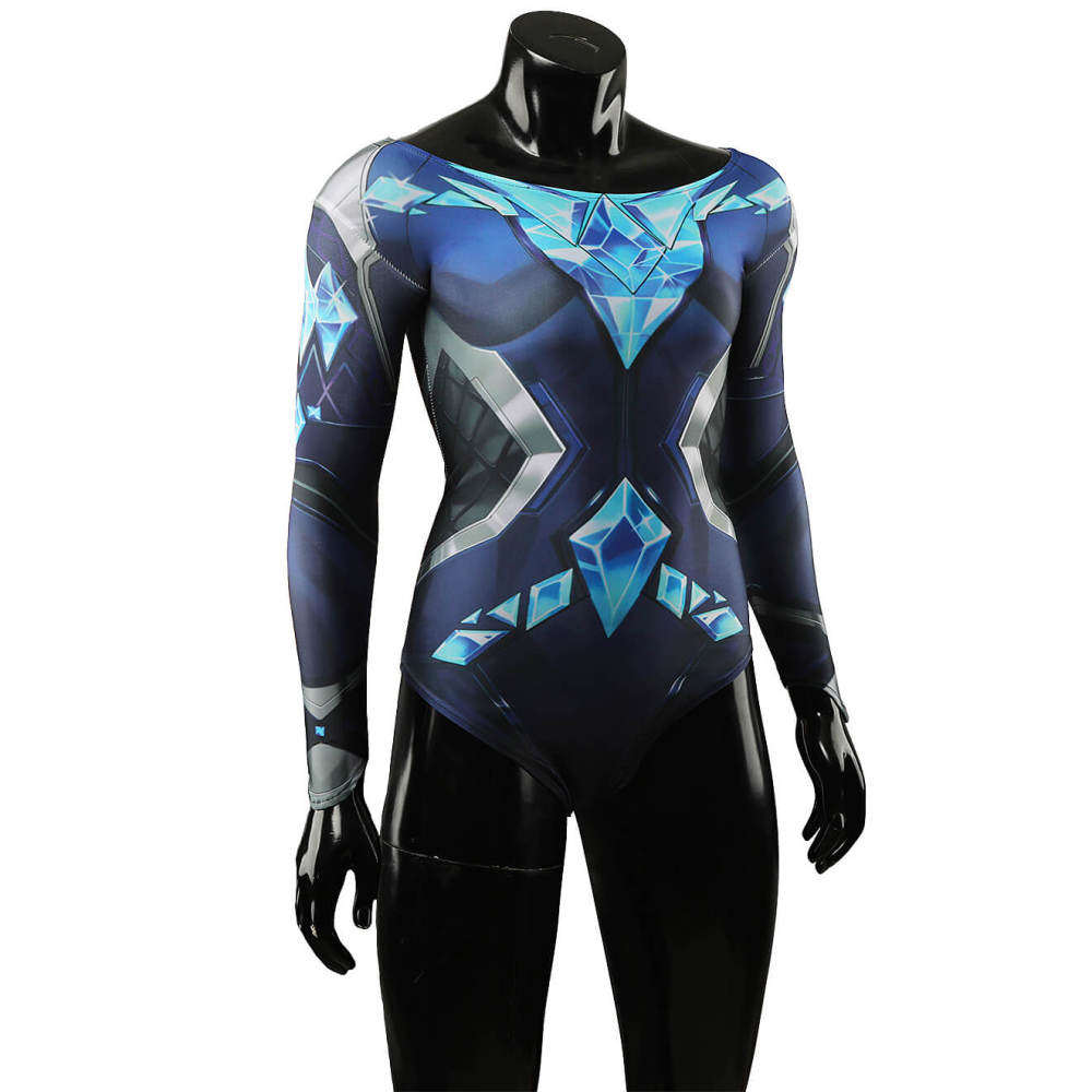 Emma Frost Blue Sapphire Swimwear Women's Summer Swimsuit Marvel Rivals Season 2