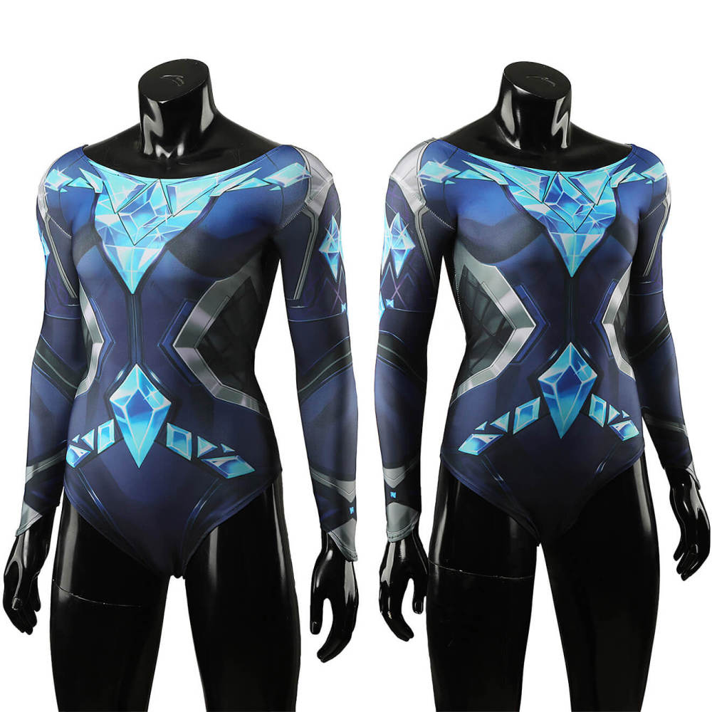 Emma Frost Blue Sapphire Swimwear Women's Summer Swimsuit Marvel Rivals Season 2