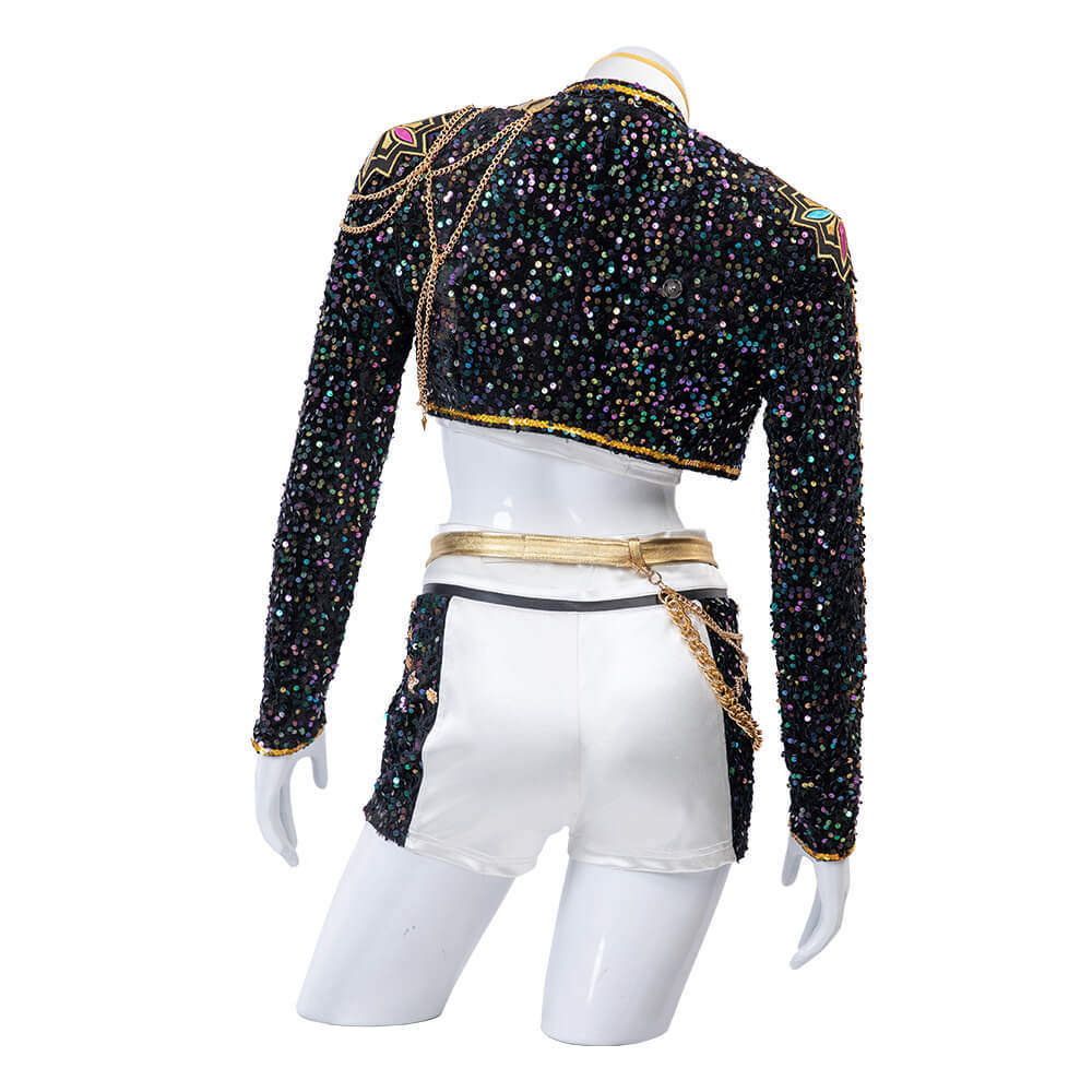 Kpop Demon Hunters Rumi Golden Stage Outfits Cosplay Costume