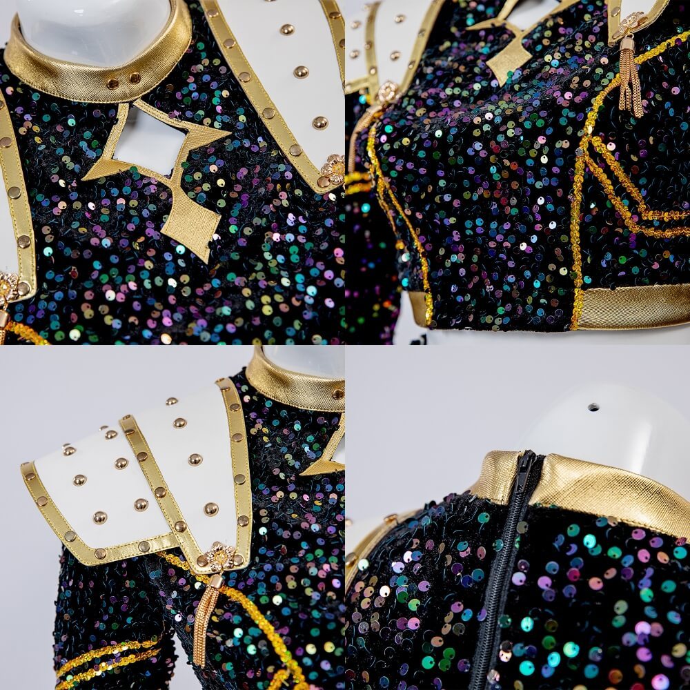 Kpop Demon Hunters Zoey Golden Stage Outfits Cosplay Costume