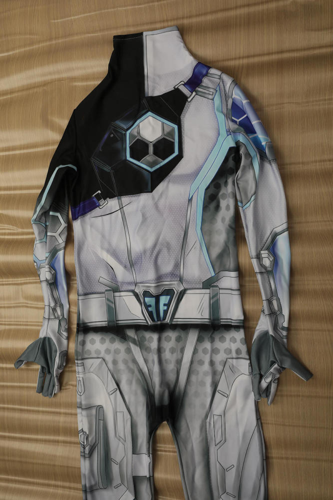 Rivals Mister Fantastic Future Foundation Skin Bodysuit Cosplay Costume Reed Richards