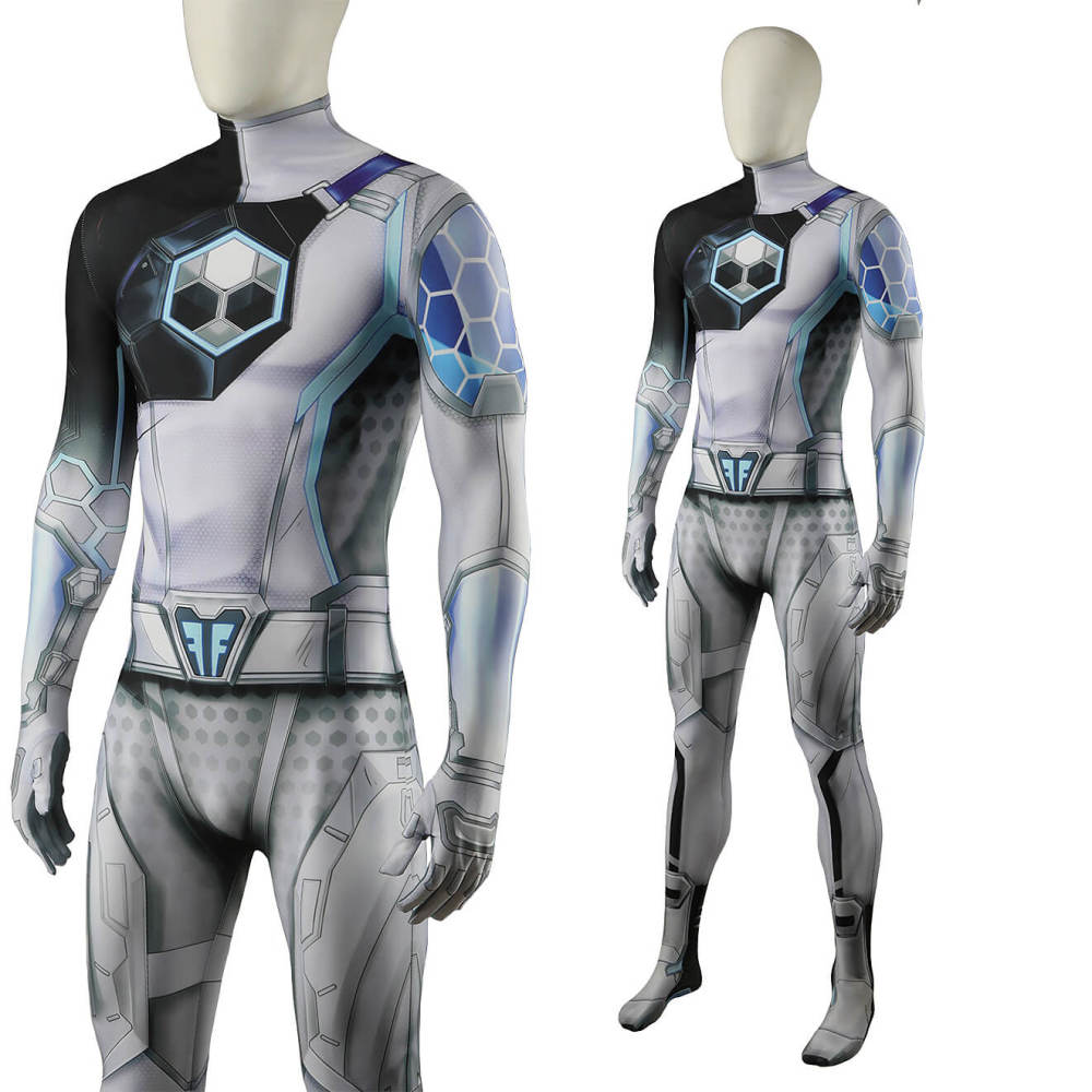 Rivals Mister Fantastic Future Foundation Skin Bodysuit Cosplay Costume Reed Richards