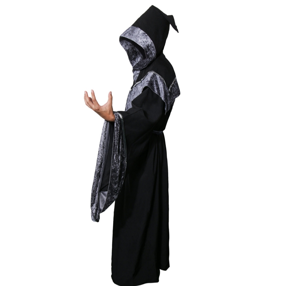 Dark Magician Wizard Robe Halloween Cosplay Costume