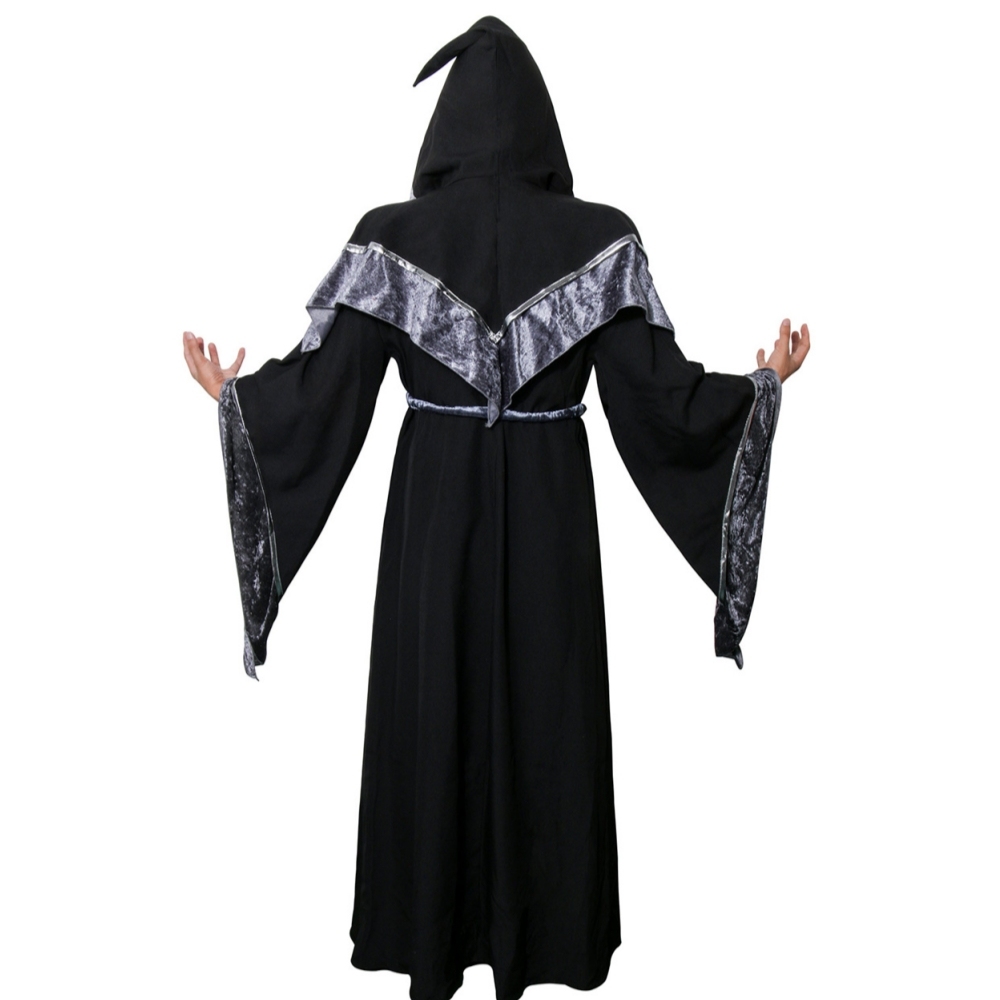 Dark Magician Wizard Robe Halloween Cosplay Costume