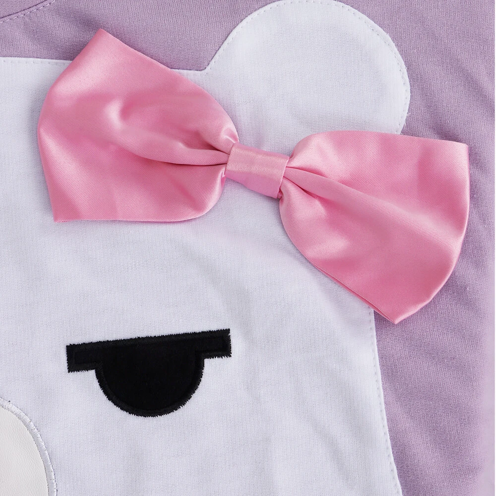 Ubaywey Animes Hunters Cosplay Mira Kostüm Pyjamas Lila Bär Hoodies Erwachsene Frauen Halloween Outfits (Violett, S Ubaywey Animes Hunters Cosplay Mira Kostüm Pyjamas Lila Bär Hoodies Erwachsene Frauen Halloween Outfits (Violett, S