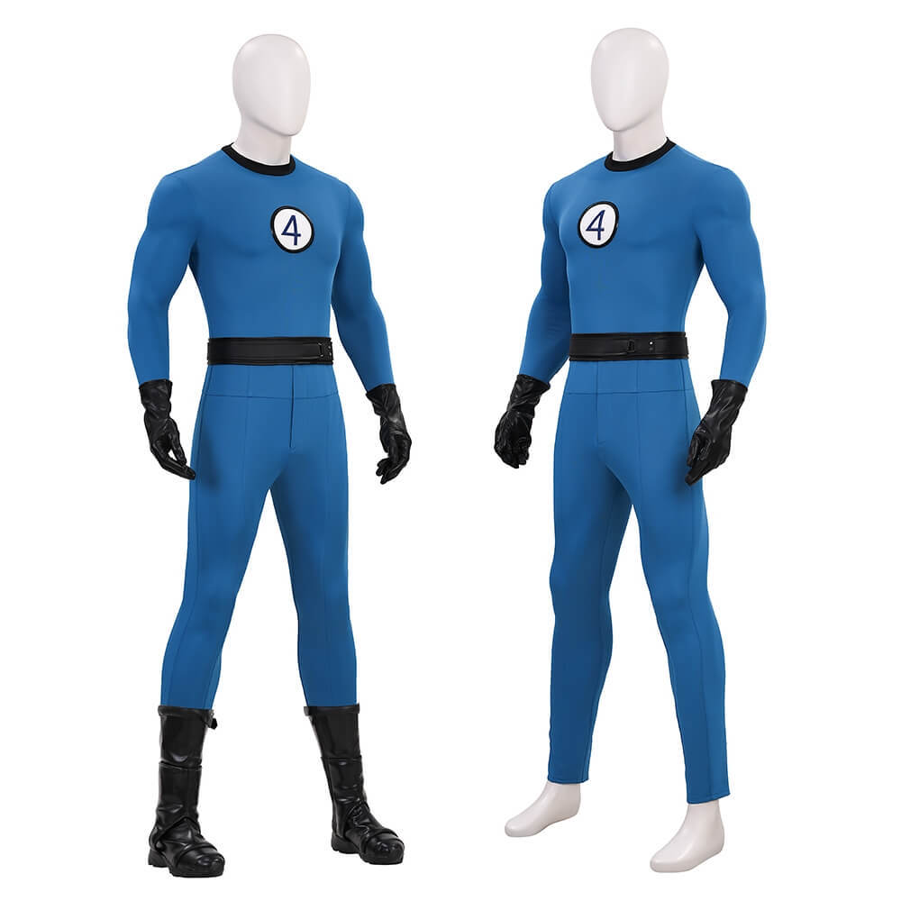 Fantastic Four Mister Fantastic Classic Suit Cosplay Costume
