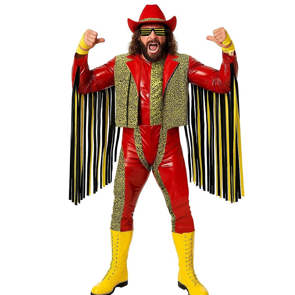Macho Man Randy Savage Costume Cosplay WWE Wrestling Outfits (Ready to Ship)