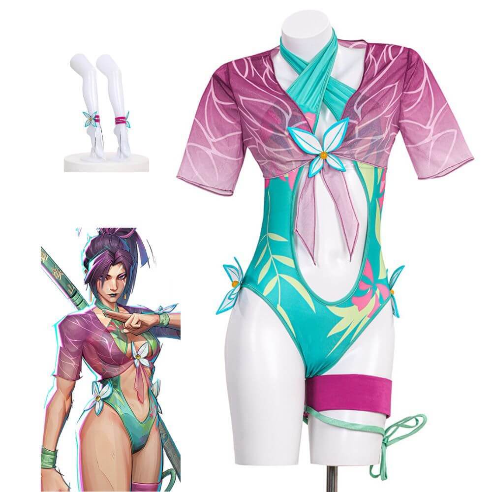Rivals Psylocke Vengeance Swimsuit Cosplay Costume