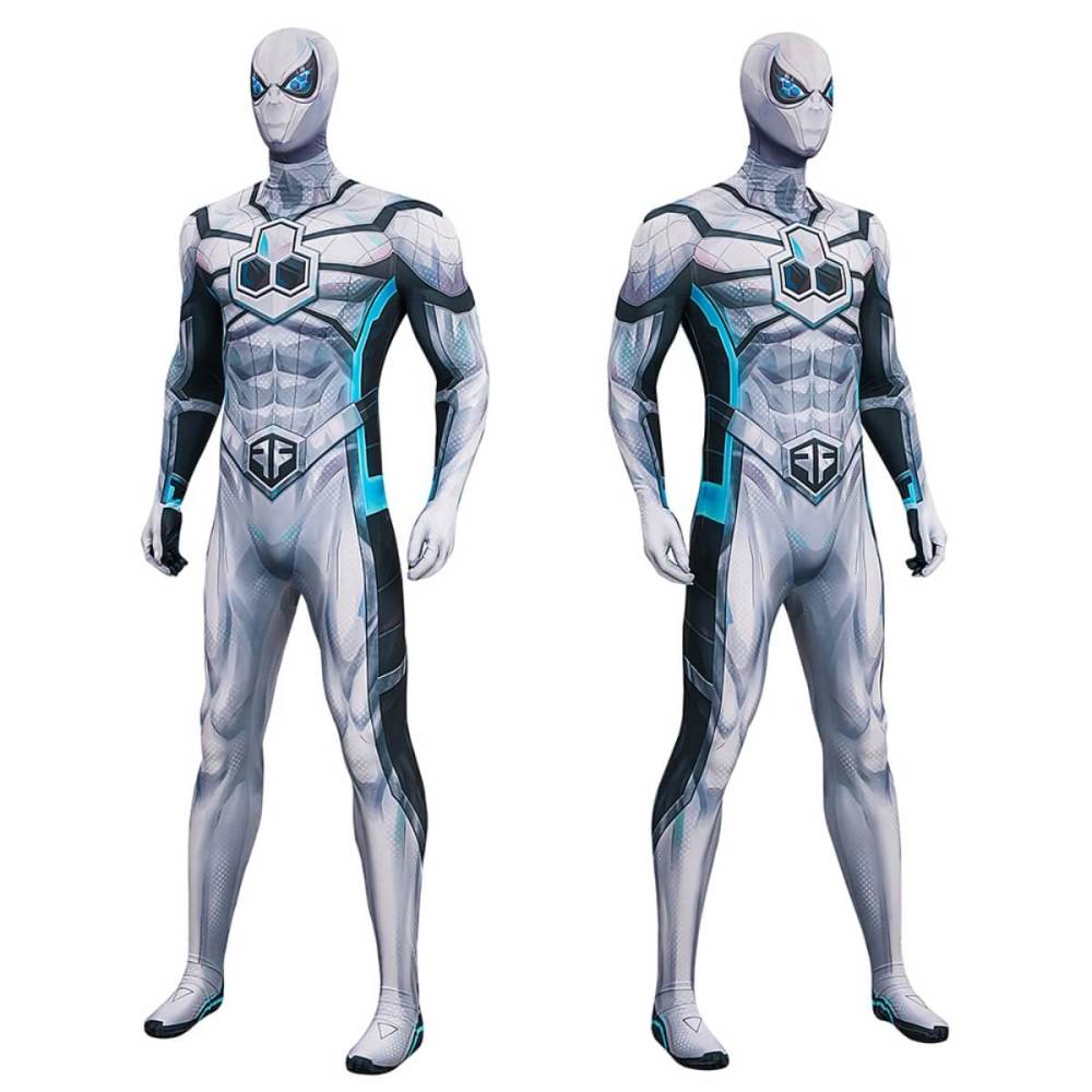Rivals Spider-Man Future Foundation Suit Cosplay Costume Printed Style