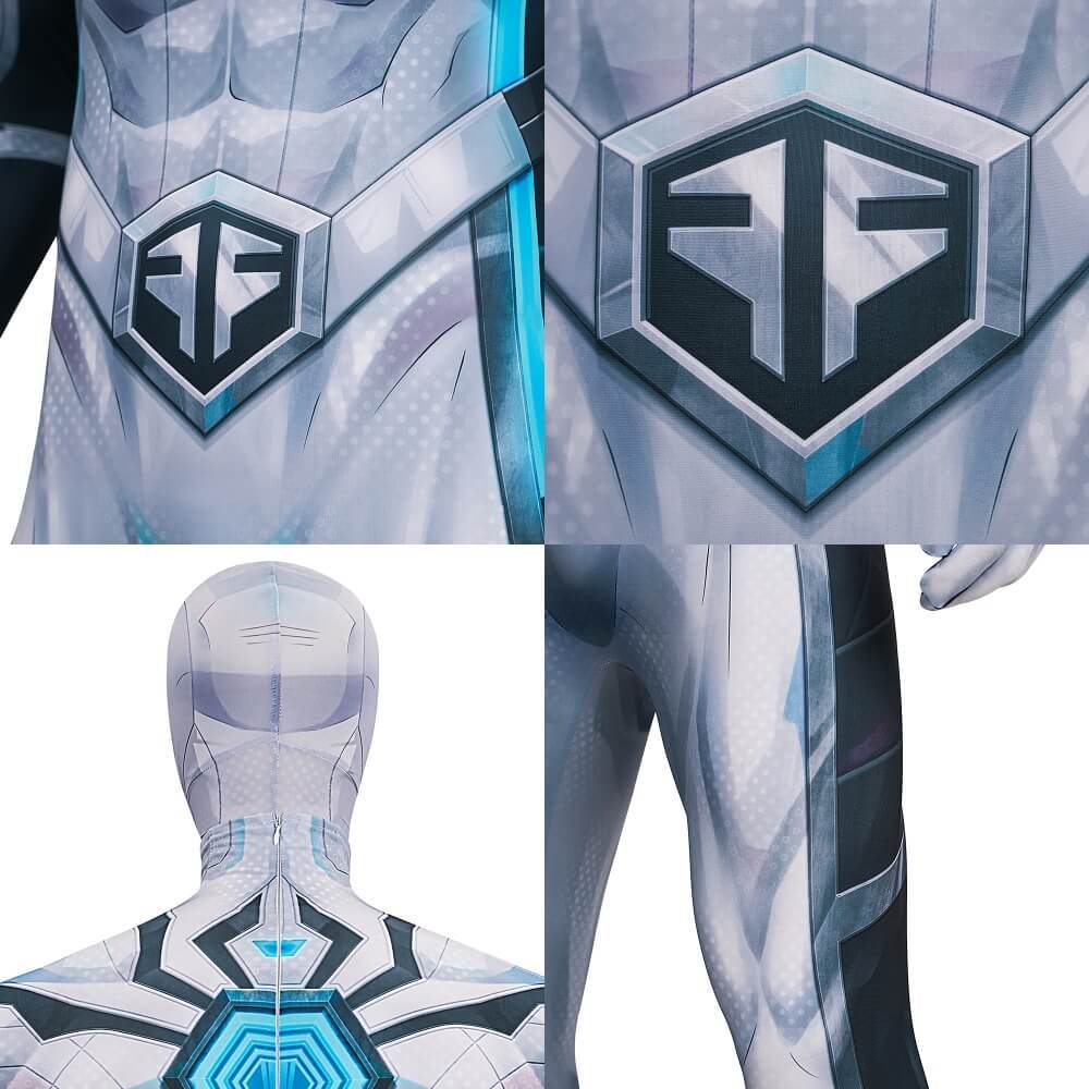 Rivals Spider-Man Future Foundation Suit Cosplay Costume Printed Style