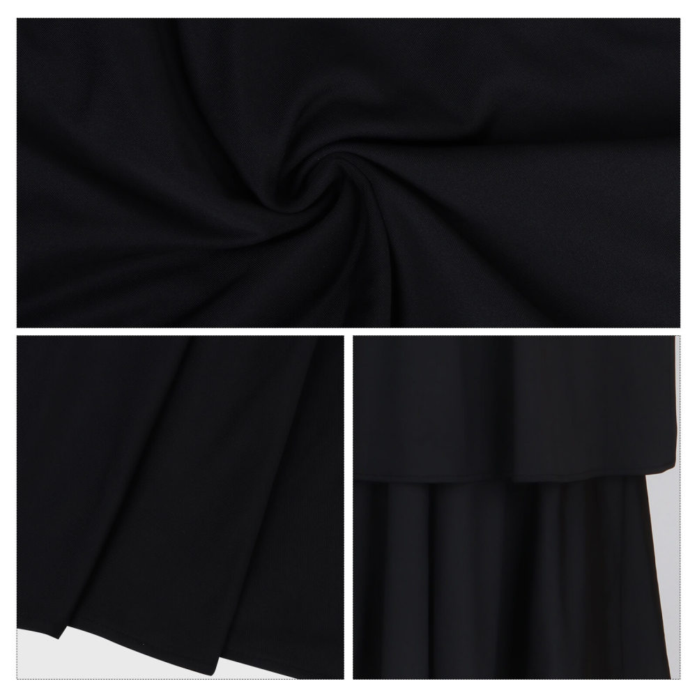 Darth Vader Twirl Dress with Cape for Women Cosplay Costume