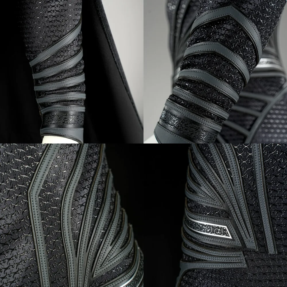 Clark Kent Black Suit Cosplay Costume Man of Steel Top Level Hallowcos, image size:1000x1000