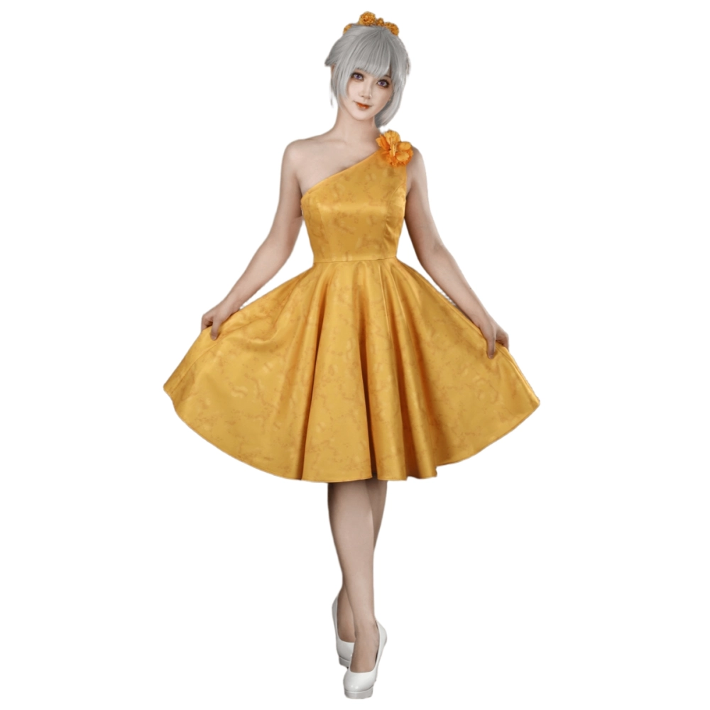 gold dress costume 1920s Fringe & Sequin Flapper Dress