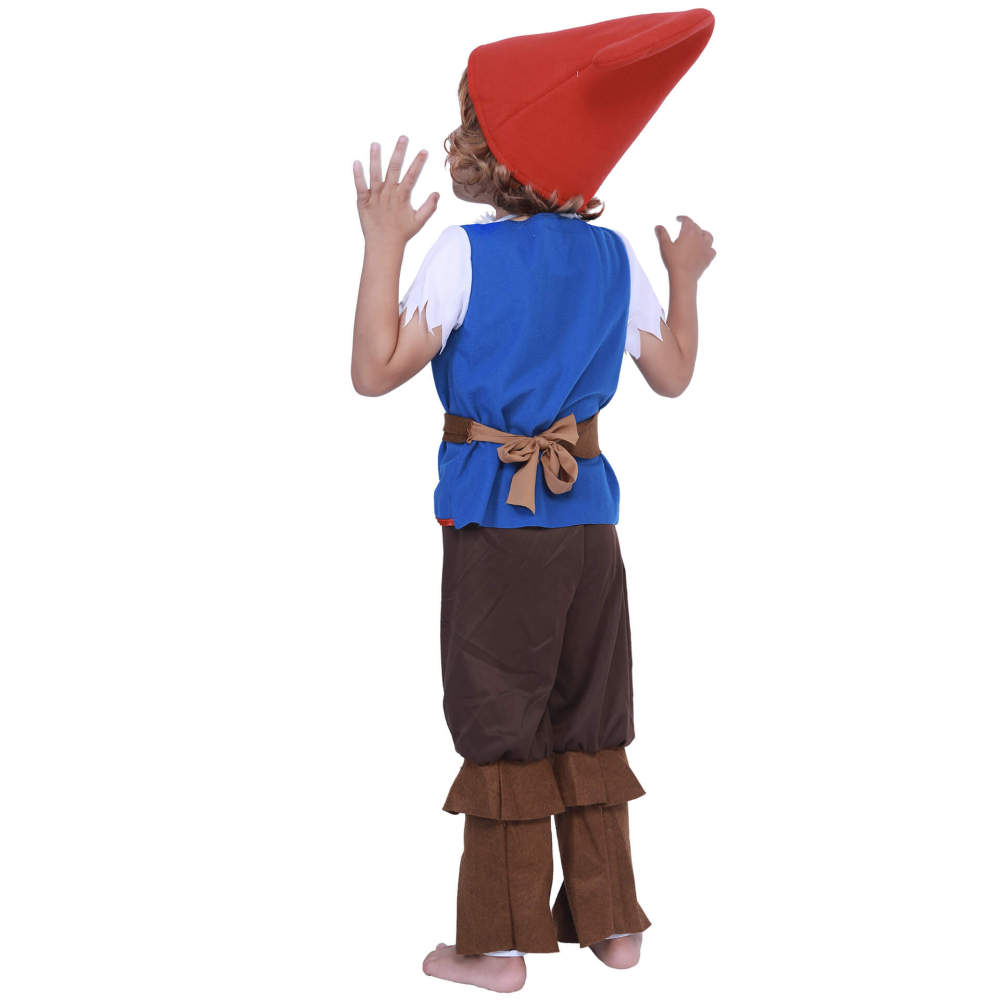 Kids Mushroom Christmas Elf Costume