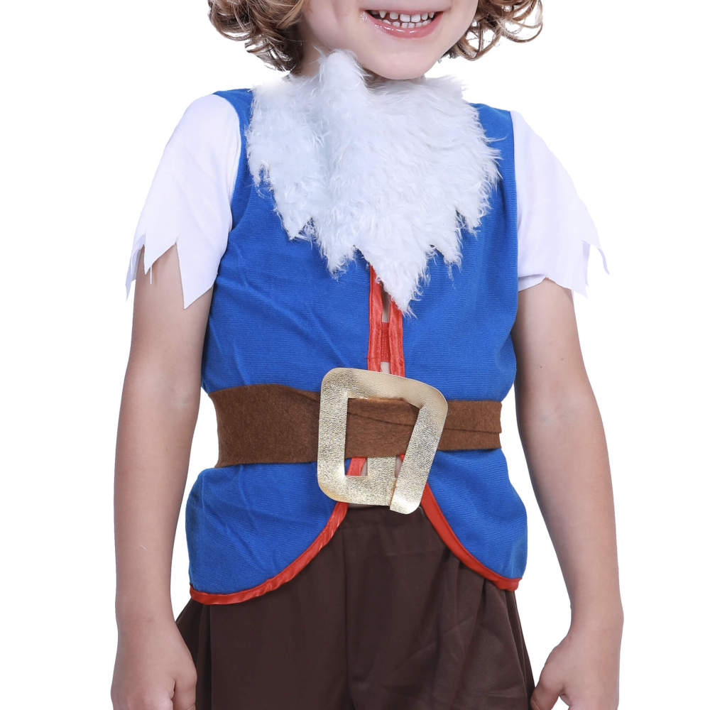Kids Mushroom Christmas Elf Costume