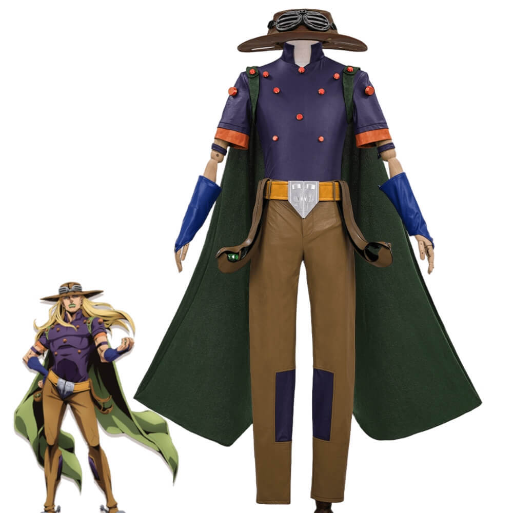 Gyro Zeppeli Cosplay Costume JoJos