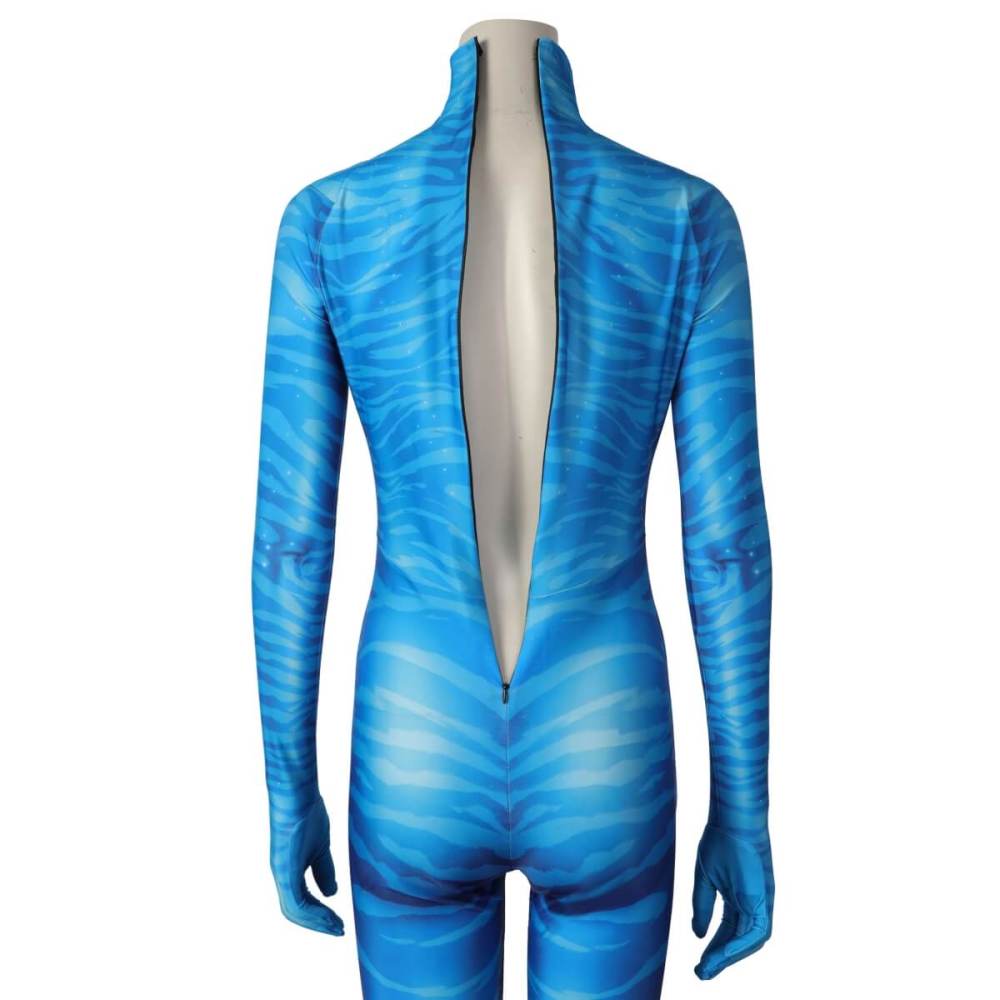 Avatar 2 The Way of Water Neytiri Jumpsuit Cosplay Costume Printed Style