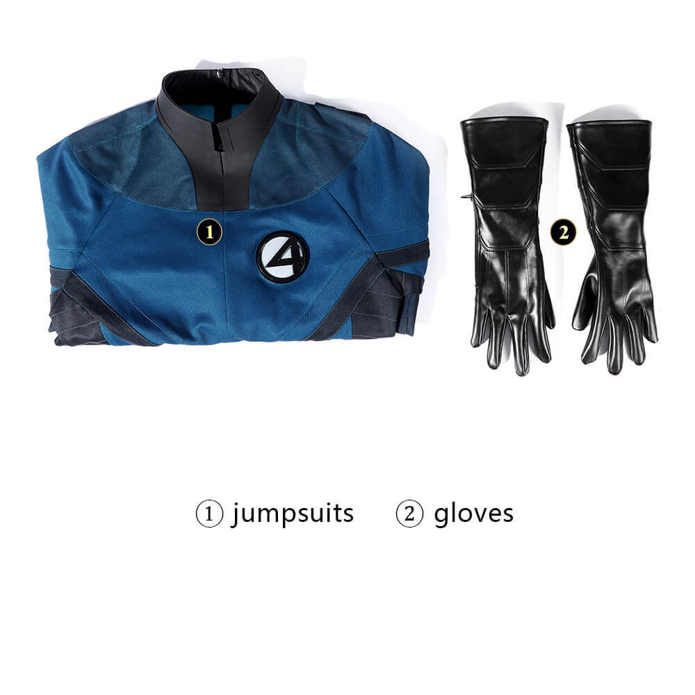 Human Torch Fantastic Four 2005 Cosplay Costume Johnny Storm