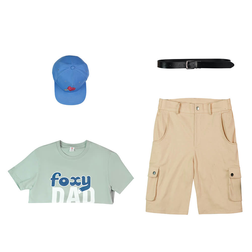 Zootopia 2 Nick Wilde Foxy Dad Cosplay Costume
