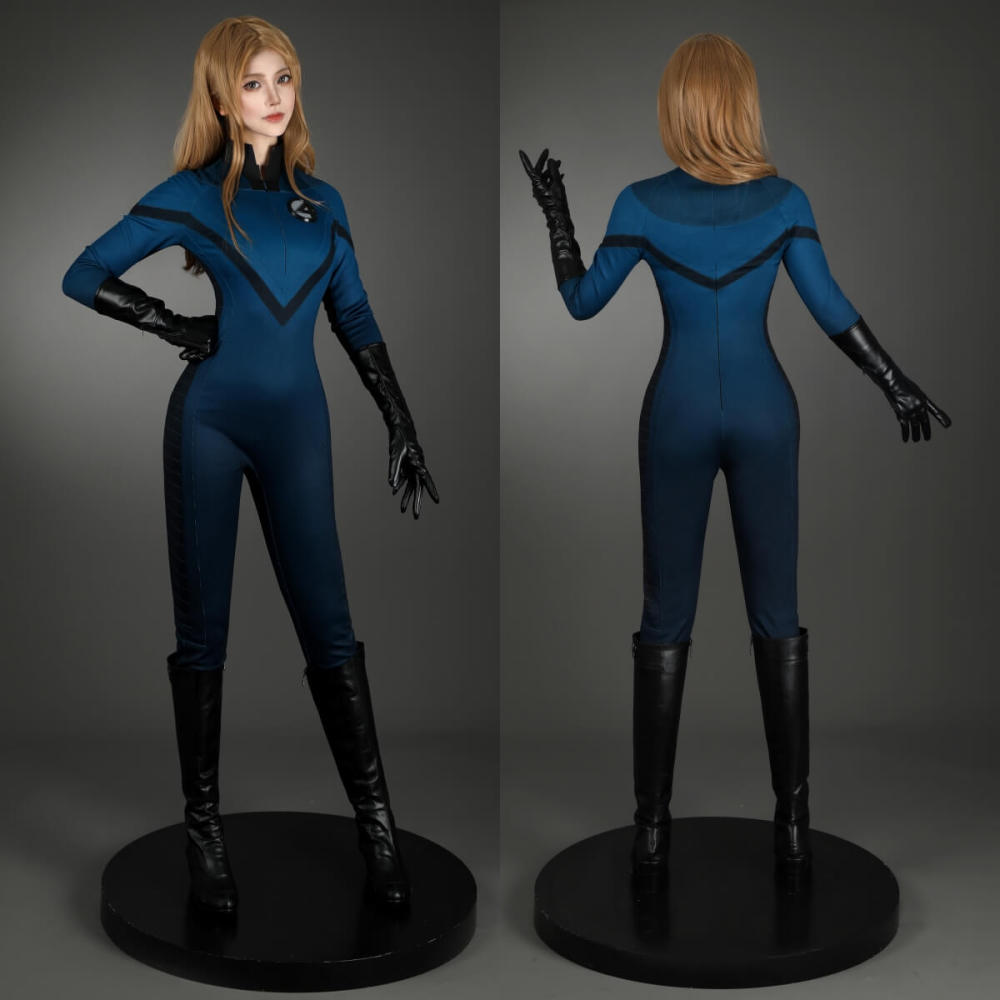 Invisible Woman Fantastic Four 2005 Cosplay Costume Sue Storm