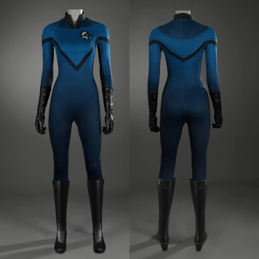 Invisible Woman Fantastic Four 2005 Cosplay Costume Sue Storm