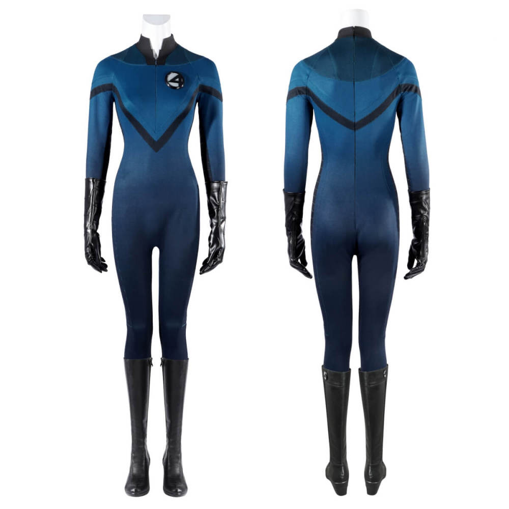 Invisible Woman Fantastic Four 2005 Cosplay Costume Sue Storm