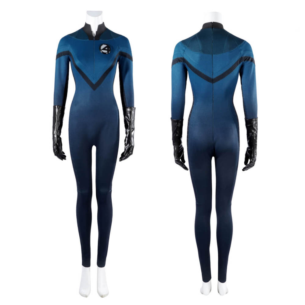 Invisible Woman Fantastic Four 2005 Cosplay Costume Sue Storm