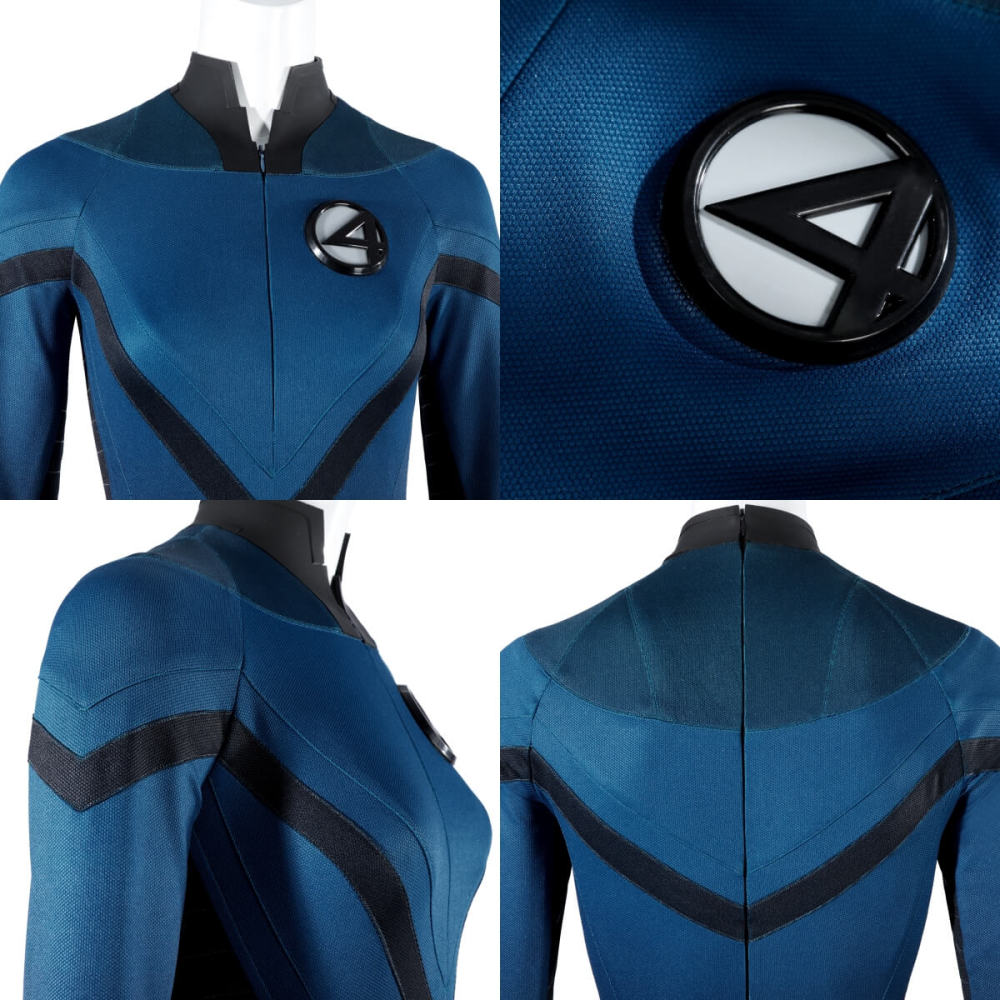 Invisible Woman Fantastic Four 2005 Cosplay Costume Sue Storm