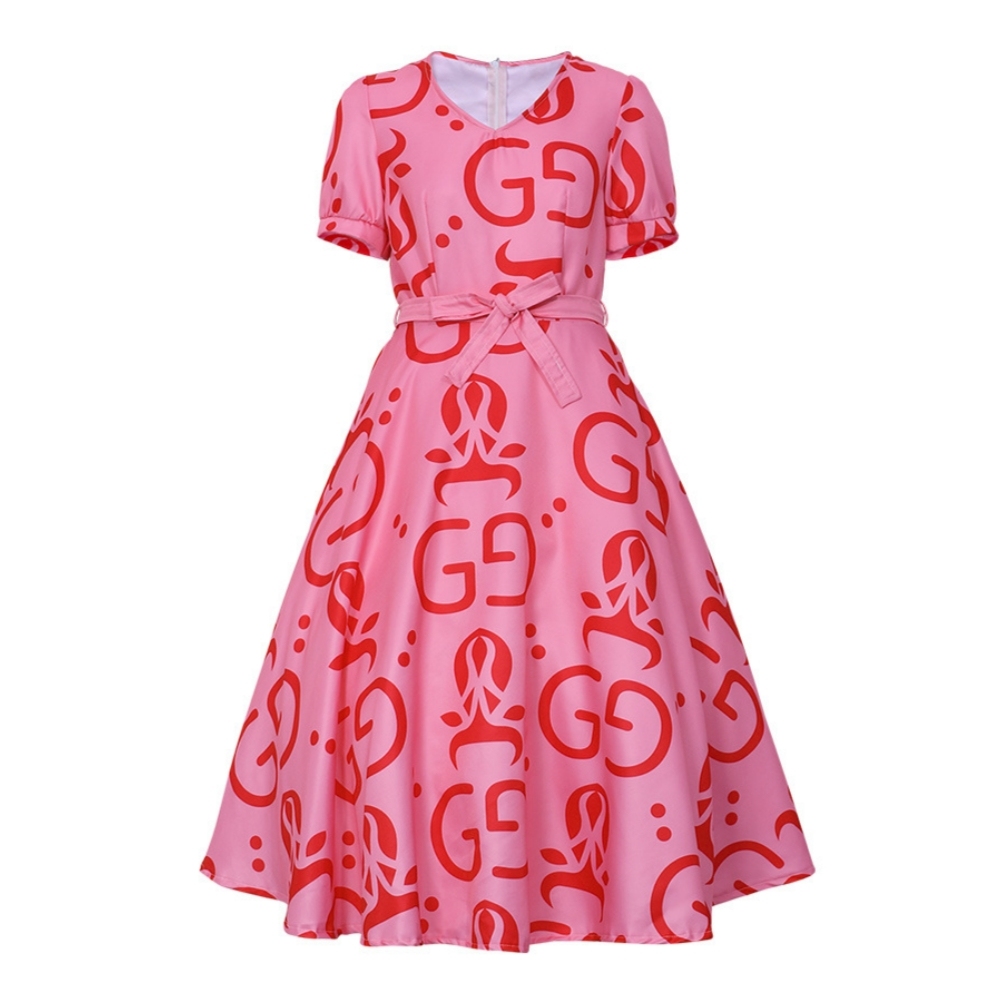 Zootopia 2 Fru Fru Pink Dress Cosplay Costume for Women Kids