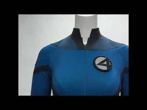 Invisible Woman Fantastic Four 2005 Cosplay Costume Sue Storm