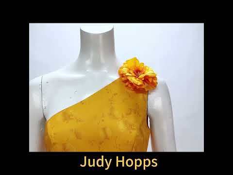Zootopia 2 Judy Hopps Yellow Dress Cosplay Costume Style B