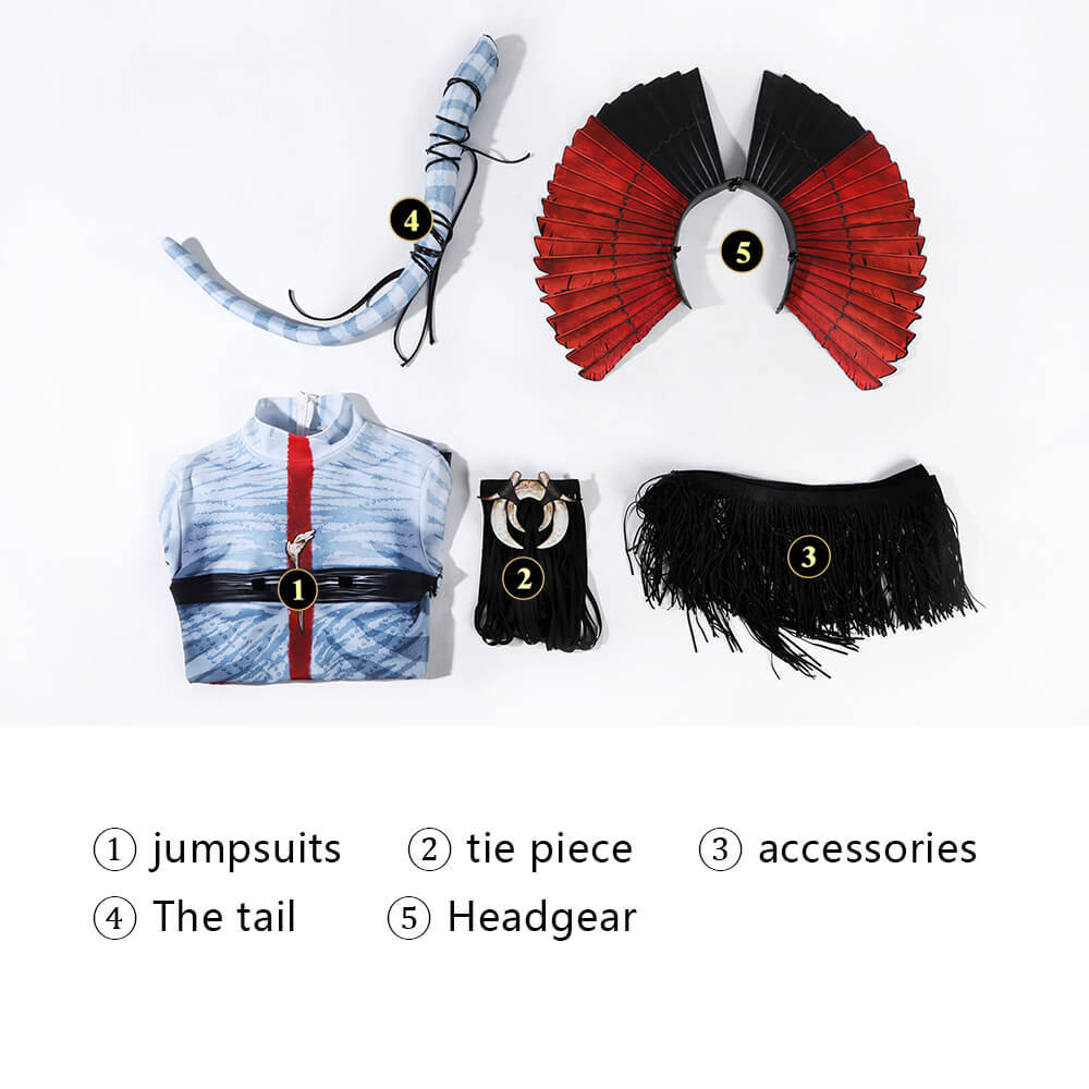 Avatar: Fire and Ash Varang Cosplay Costume Printed Style