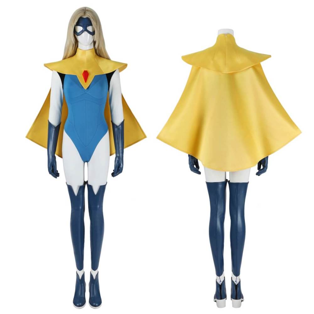 Blonde Blazer Mandy Cosplay Costume Superhero Outfits