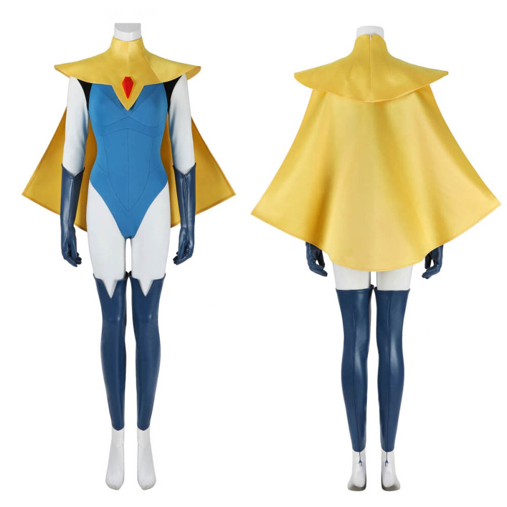 Blonde Blazer Mandy Cosplay Costume Superhero Outfits