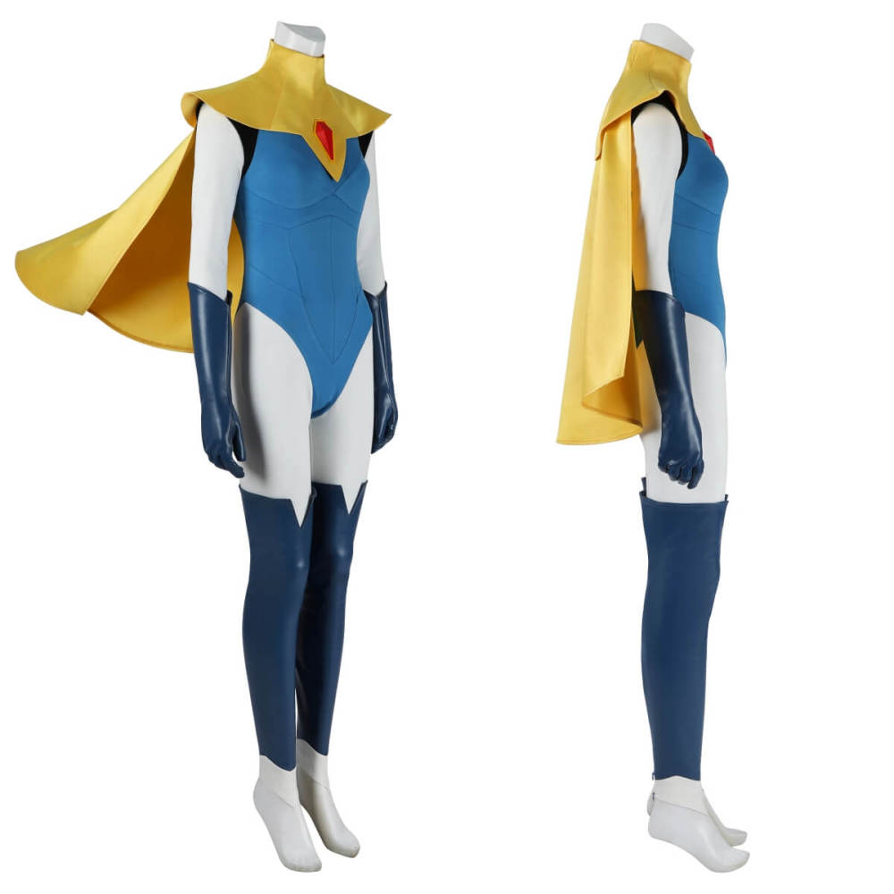 Blonde Blazer Mandy Cosplay Costume Superhero Outfits