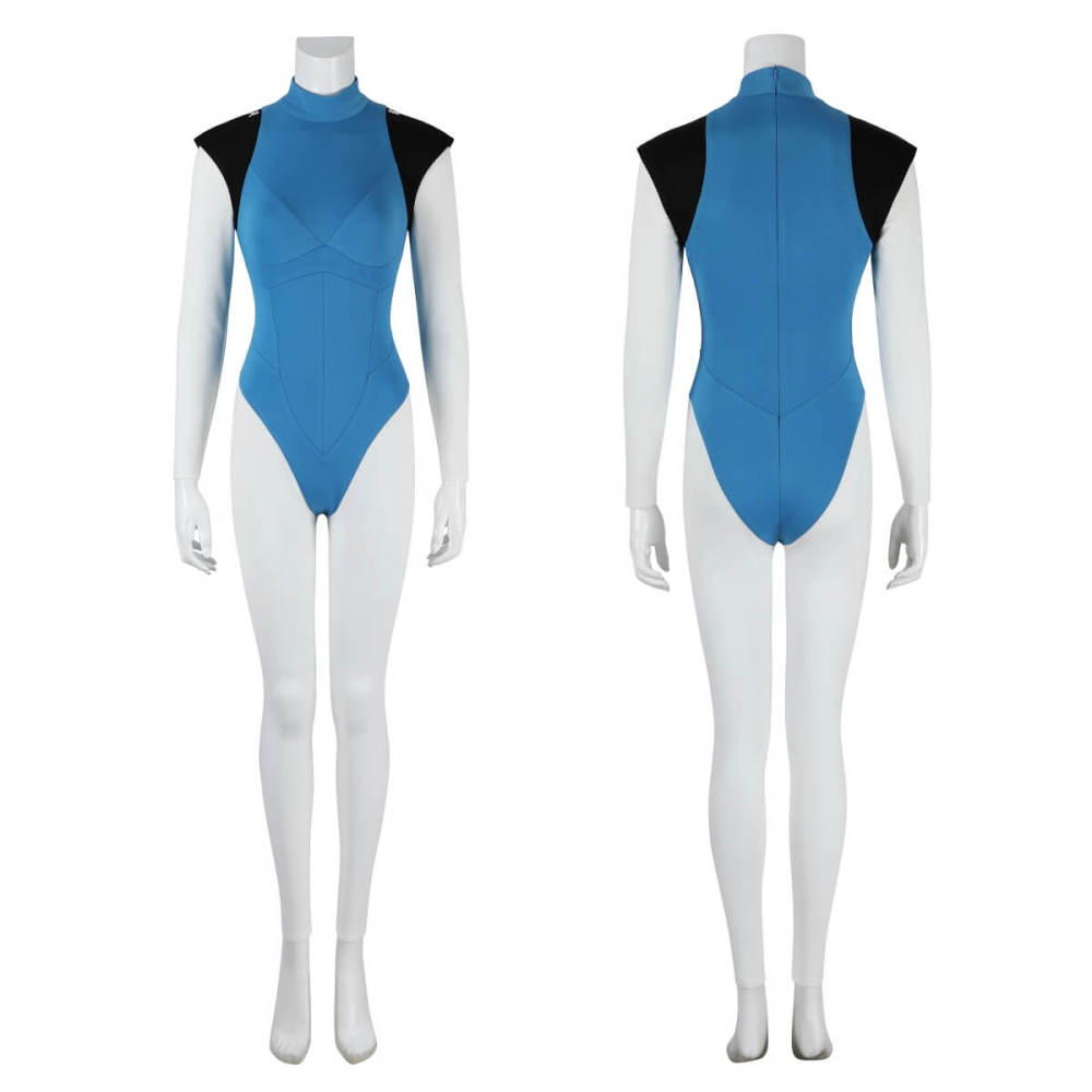Blonde Blazer Mandy Cosplay Costume Superhero Outfits