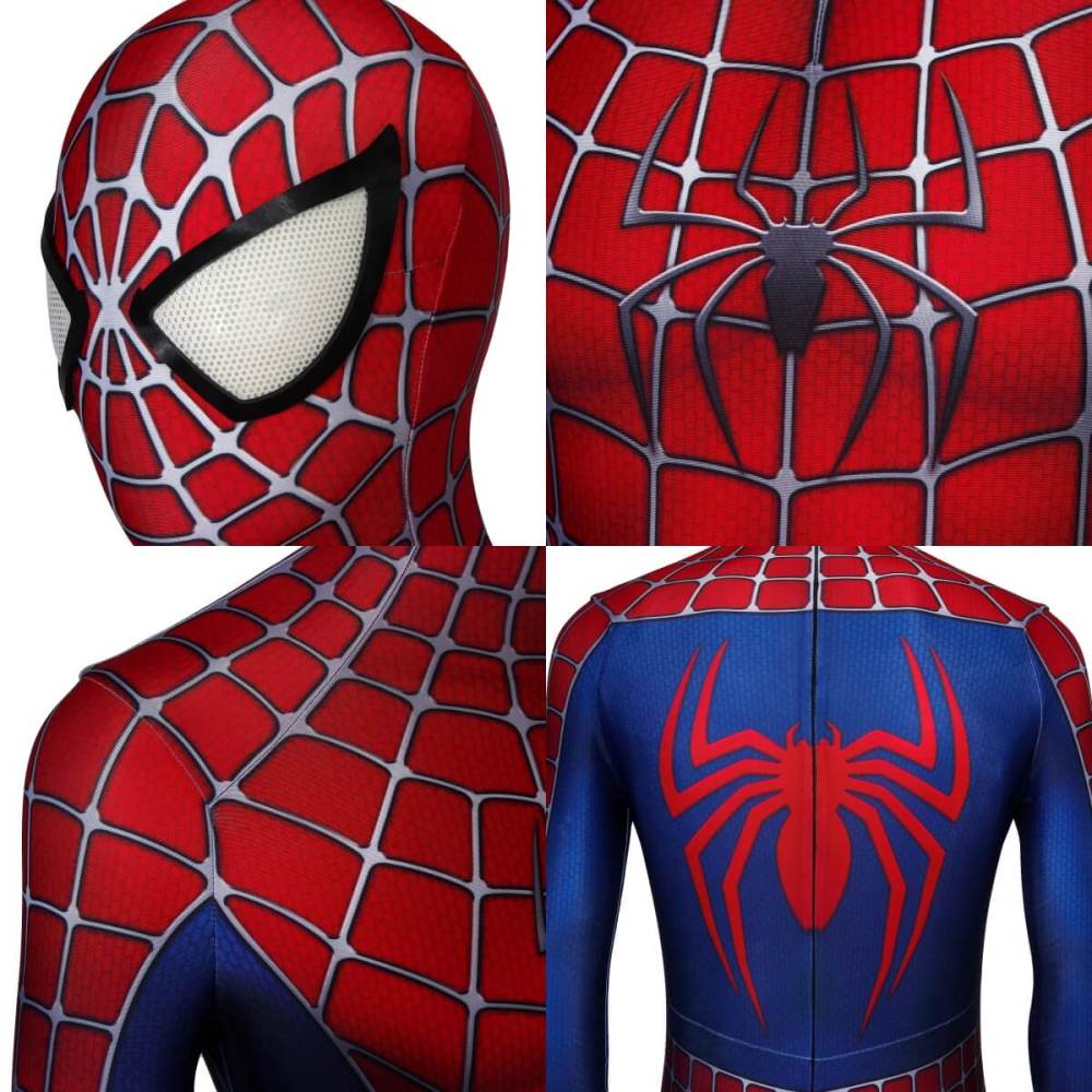 Spider-Man 2 Tobey Maguire Cosplay Costume Printed Style