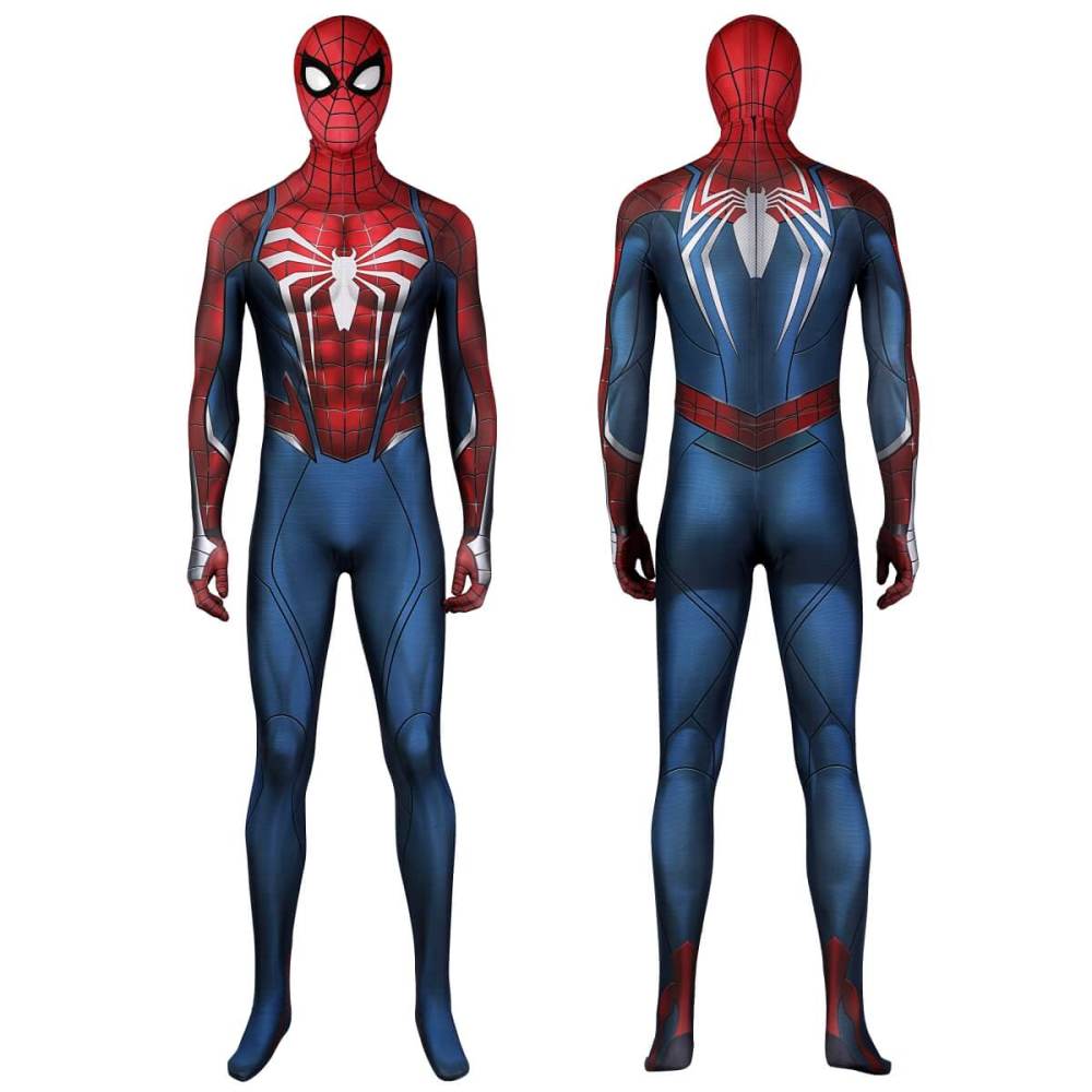 Spider-Man PS5 Peter Parker Advanced Suit 2.0 Cosplay Costume