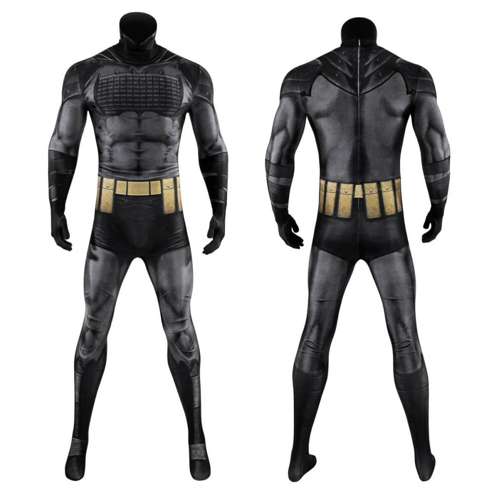 Absolute Bruce Wayne Cosplay Costume Mask Printed Style