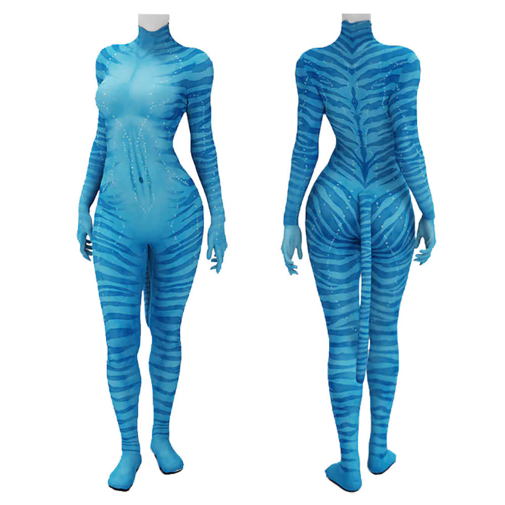 Avatar: Fire and Ash Neytiri Bodysuit Cosplay Costume for Adult Kids