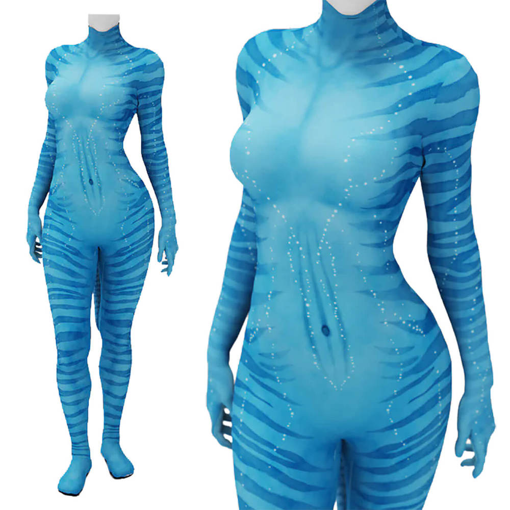 Avatar: Fire and Ash Neytiri Bodysuit Cosplay Costume for Adult Kids